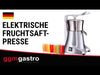 Fruit juicer – electric – 230 W