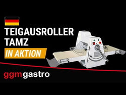 Wałkownica do ciast piekarniczego - urządzenie stacjonarne - 500 W - przenośnik taśmowy 2000 mm - Prime Gastro