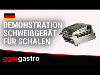 Zgrzewarka do misek – 1 kW – powierzchnia zgrzewania: 270 x 250 mm