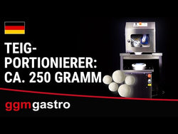 Porcjoner ciasta włącznie z zaokrąglaczem ciasta & podstawą - Zakres wagowy: ~50-300g - Prime Gastro