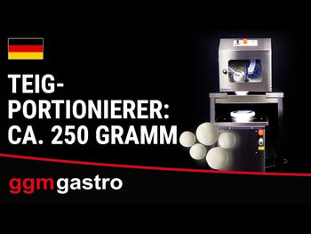 Porcjoner ciasta włącznie z zaokrąglaczem ciasta & podstawą - Zakres wagowy: ~50-300g - Prime Gastro