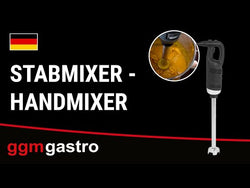 Blender ręczny włącznie ramieniem miksującym 300mm & trzepaczką - 450 W - 1 prędkość
