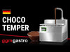 Commercial Countertop Chocolate Tempering Machine - 12kg - 2,5kW - with Dispensing Spout