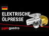 Commercial Electric Oil Press Machine - Gold - 1.8kW - 5-8kg/h