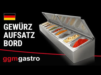 Nadstawna półka na przyprawy - 4x GN 1/4 - Prime Gastro