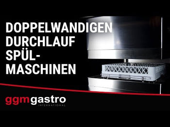 Dwuścienna zmywarka kapturowa - 7,1 kW - z detergentem, nabłyszczaczem & pompą spustową