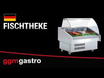 Lada chłodnicza do ryb - 1500mm - z oświetleniem LED