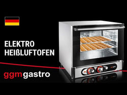 Piec konwekcyjny KOMPAKT - Manualny - włącznie z 4 blachami 450x340mm - Prime Gastro