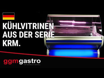 Lada chłodnicza - 1300 mm - z podświetleniem - panel przedni w kolorze zielonym - Prime Gastro