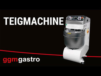 Mikser spiralny do ciasta piekarniczego - 205 litrów / 130 kg - 2 prędkości - ze stałą dzieżą - 2 silniki