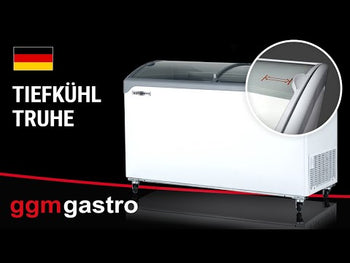 Zamrażarka skrzyniowa - 1320x650mm - 286 litrów - Z przesuwaną szklaną pokrywą - Prime Gastro