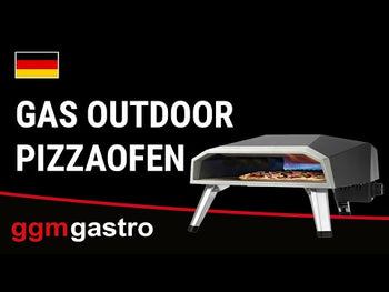 (2 sztuki) Piec do pizzy na gaz do użytku na zewnątrz – do pizzy o średnicy 30 cm – do 500°C – wraz z torbą transportową