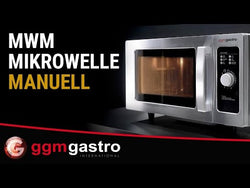 Kuchenka mikrofalowa gastronomiczna - 25L - 1000W - Manualne