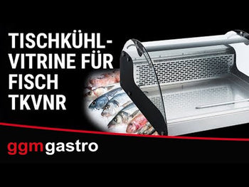 Witryna chłodnicza stołowa na ryby i mięso - 118 litrów - 690 mm - okrągła - z 4 półkami - Prime Gastro