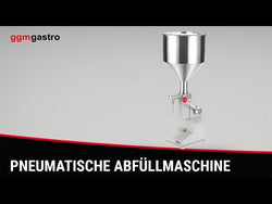 Manual filling machine - for liquids and pastes