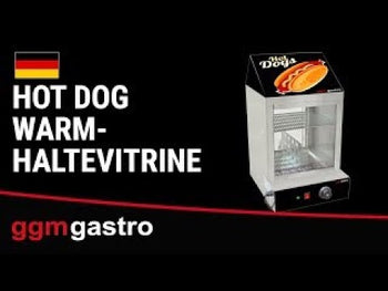 Parowar do hot dogów / witryna grzewcza do hot dogów - 1,2 kW