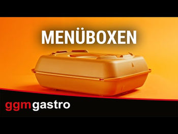 (20 sztuk) Pojemnik na menu - 600 ml - niepodzielone - antracytowo-szare/czerwone - Prime Gastro