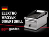 Grill wodny – elektryczny – 8,75 kW