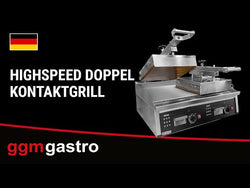Fast double contact grill | hamburger grill - 12 kW - automatic - digital display