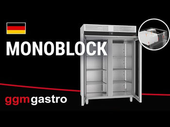 Zamrażarka ze stali nierdzewnej PREMIUM - GN 2/1 - 1400 litrów - z 2 szklanymi drzwiami - Prime Gastro