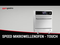 Piec szybki 3,5 kW – stal nierdzewna – z blachą do pizzy, koszem i blachą nieprzywierającą | do 80% szybsze pieczenie