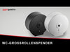 Commercial Jumbo Toilet Roll Dispenser - Single-Roll - fits rolls up to 210mm - Stainless Steel