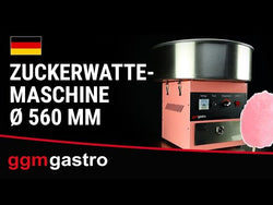Maszyna do waty cukrowej - Ø520mm - 950W - Czarny