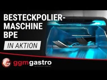 Polerka do sztućców - 600 W - z lampą UVC i kółkami - włącznie z 1 granulatem do napełniania - Prime Gastro