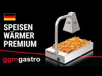Podgrzewacz do żywności PREMIUM - GN 1/1 - z 2 lampami grzewczymi - Prime Gastro