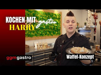 Gofrownica - Pojedyncza - 1,3 kW - Obrót 180°