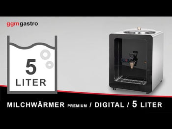 Podgrzewacz do mleka PREMIUM - 5 litrów - Czarny