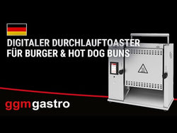 Toster pionowy - Cyfrowy - dla bułek do hamburgerów & hot dogów - Prime Gastro