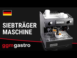 Coffee machine with portafilter - 1 group - including pre-infusion system