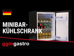 Minibar hotelowy - 402mm - 34L - 1‑drzwiowa - Czarny