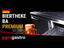 Premium PLUS Refrigerated Bar Table - 1950x700mm - 1 Door &amp; 2 Drawers