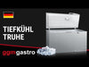 Chest freezer - 1500 mm - 466 litres - stainless steel lid - including partition wall