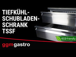 Freezer/refrigerator combination -20 ~ +8°C - 930mm - 2 drawers