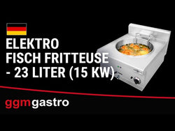 Frytownica elektryczna jednokomorowa nastolna - 25L - 15kW
