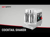 Milkshake & Bubble Tea Mixer - double - 40W - 240rpm - Stainless steel