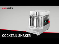 Elektryczny shaker do mleka i Bubble Tea – podwójny – 40 W – 240 obr./min – stal nierdzewna