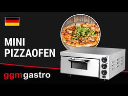 Electric mini pizza oven - 4x 20cm - manual