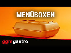 (20 sztuk) Pojemnik Menu - 600 ml - niepodzielone - malinowa czerwień/stary róż - Prime Gastro