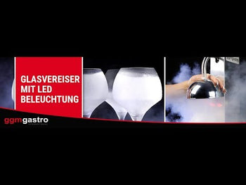 Urządzenie do zamrażania szkła z oświetleniem LED