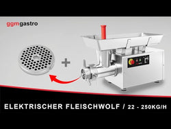 Maszynka do mielenia mięsa nr 32 - 500kg/h - 2,2kW - sitko 4mm - 230V