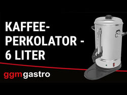 Coffee percolator - 6 liters - 1.15 kW