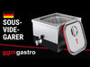 Sous Vide Water Bath - 16L - GN 2/3 - 500W - with drain tap & lid