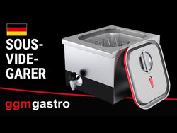 Cooker for vacuum cookers - 16 liters - 500 W - with drain tap &amp; lid