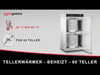 Podgrzewacz do talerzy – na 60 talerzy – 750 W