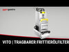 VITO | Commercial Portable Fryer Oil Filter – 40 L/min Auto Filtration – for fryers up to 12 L