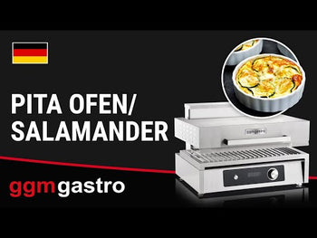 Elektryczny piekarnik  do pity/ salamander gastronomiczny - 4,5 kW - 220 V - Sterowanie elektroniczne